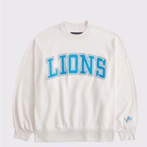 Abercrombie and Fitch NFL Lions Crewneck